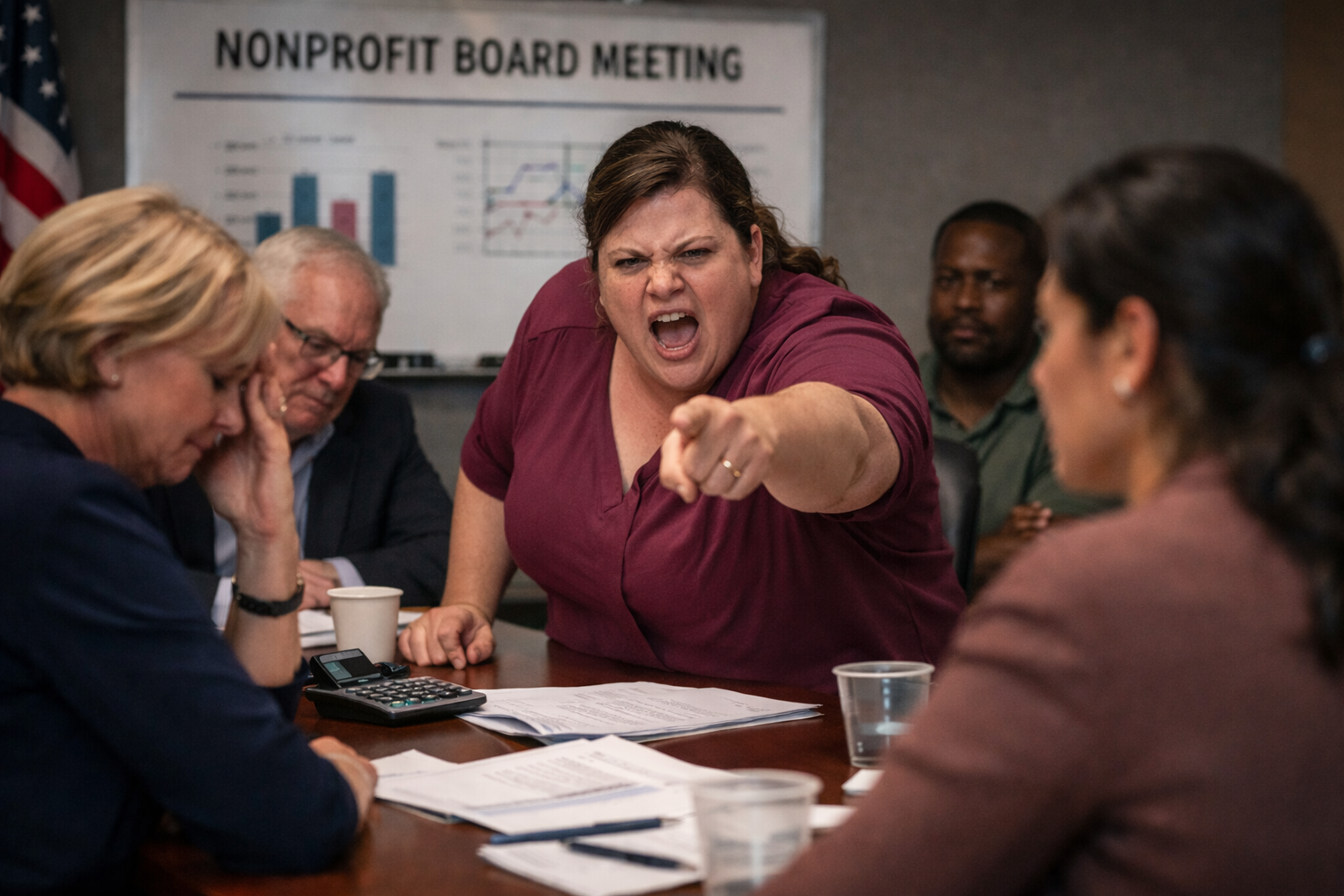 Boardroom bully on a nonprofit board