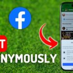 facebook post anonymously